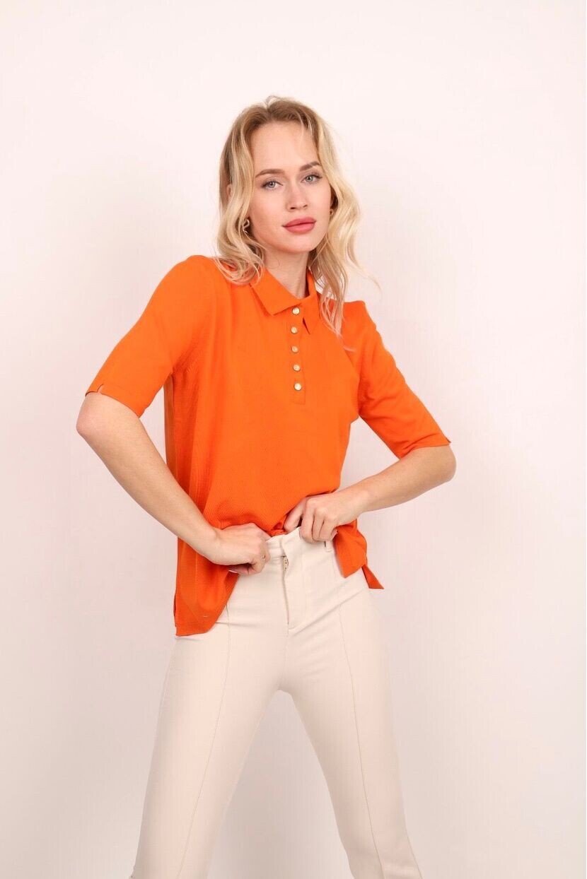 DÜĞMELİ POLO YAKA TRİKO