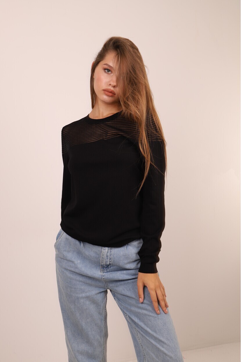 ÜST SİM DETAYLI TRİKO