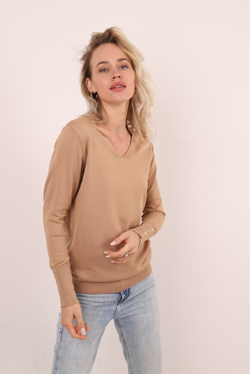 V YAKA BASIC TRİKO KAZAK