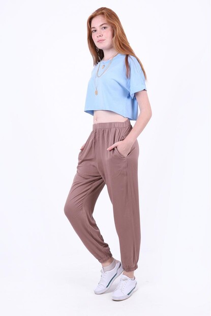 Paça Büzgülü Eşofman 