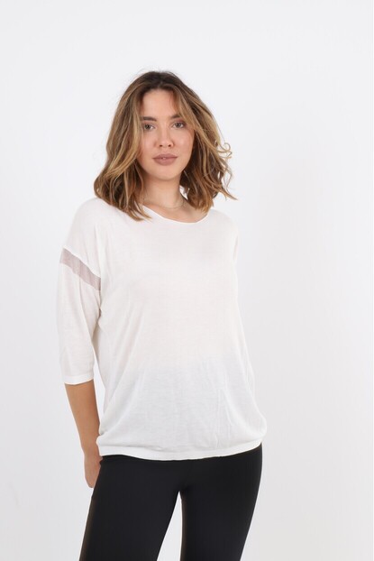 B.Yaka Kol Detaylı Triko