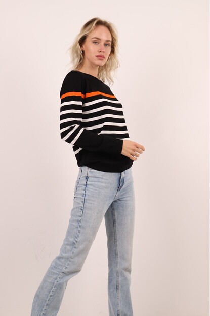 ÇİZGİLİ TRİKO KAZAK