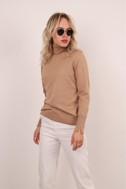 DİK YAKA BASIC TRİKO KAZAK