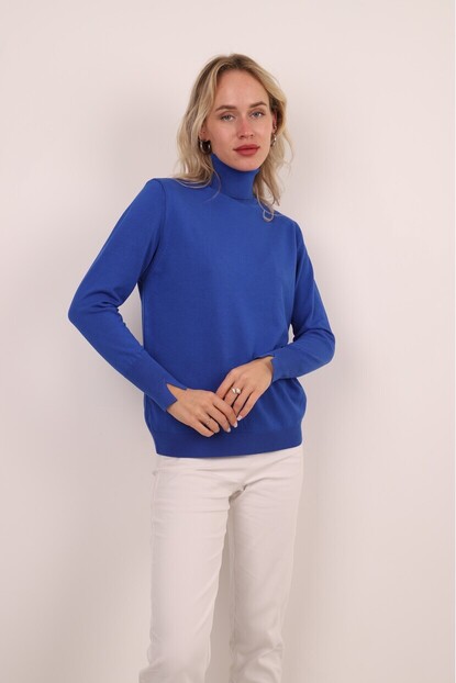 DİK YAKA BASIC TRİKO KAZAK