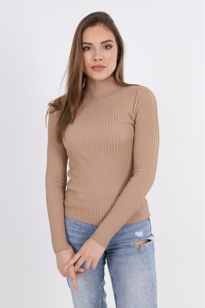 Dik Yaka Fitilli Triko