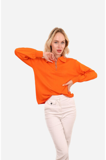 FERMUARLI TRİKO KAZAK