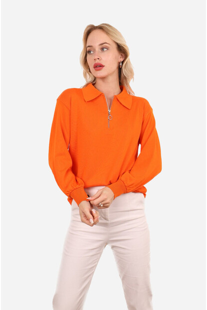 FERMUARLI TRİKO KAZAK