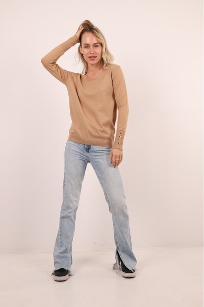 V YAKA BASIC TRİKO KAZAK