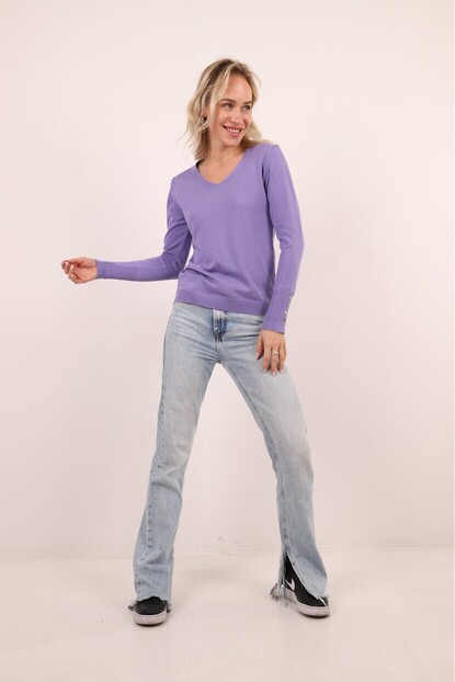 V YAKA BASIC TRİKO KAZAK