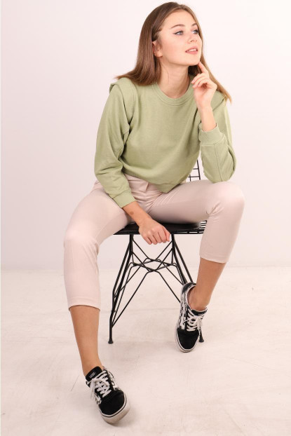 Basic Örme Sweatshirt